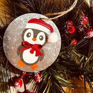 Sparkling Penguin Pal – Cute Holiday Penguin Ornament